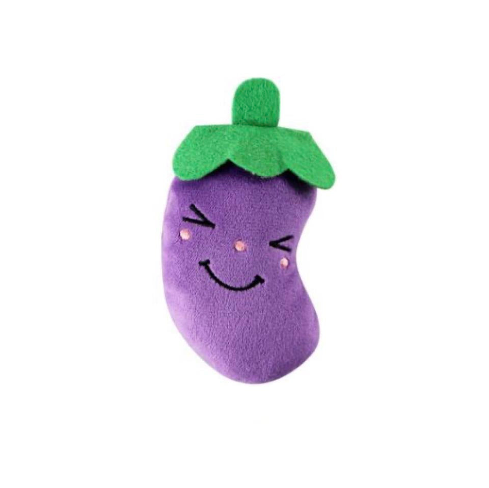 Eggplant dog clearance toy