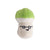 Mini Green Mushroom Squeaky Toy