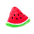Mini Watermelon Squeaky Toy